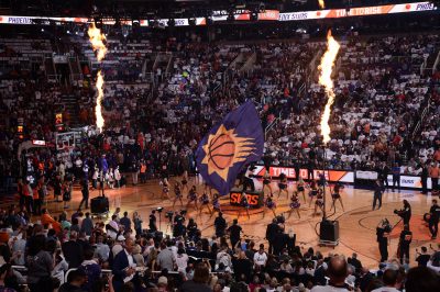 Halftime at Suns vs. Mavericks
